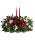 Christmas Wishes Centerpiece Cottage Florist Lakeland Fl 33813 Premium Flowers lakeland